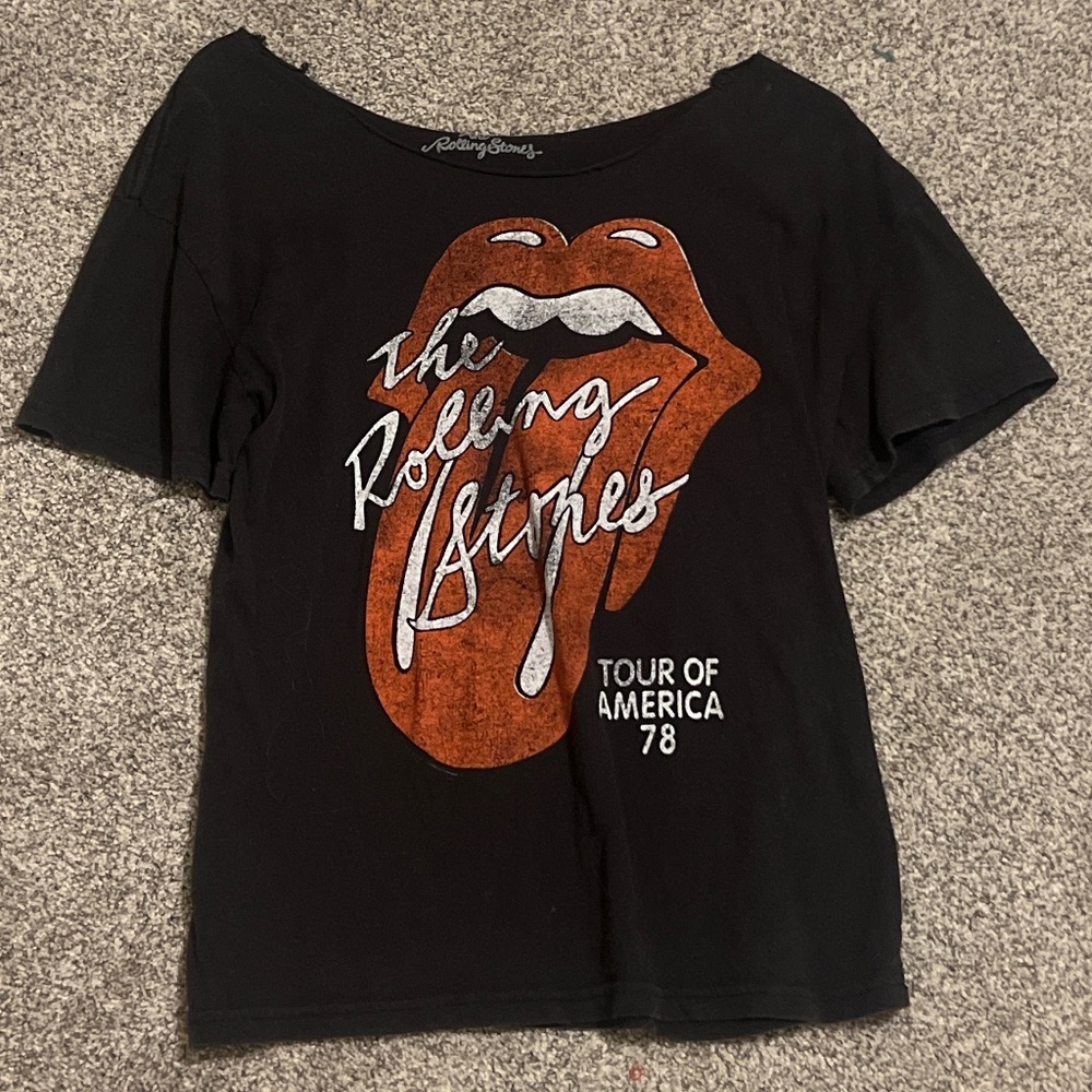 Rolling Stones cut-off t-shirt